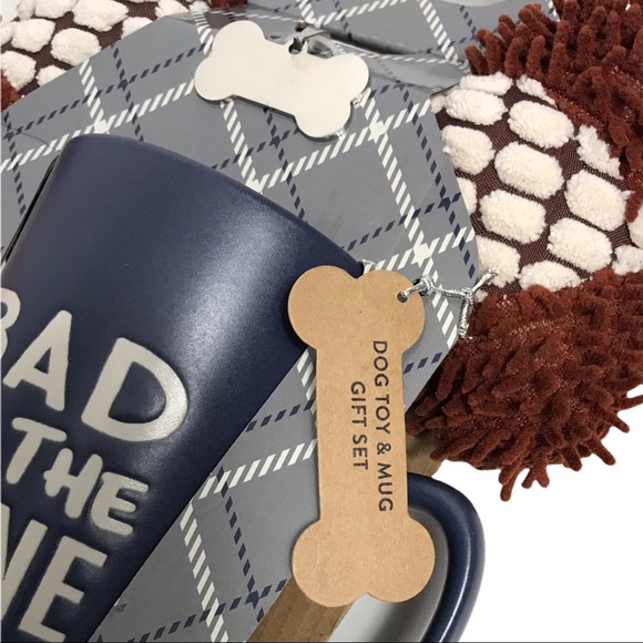 NIP Bad To The Bone Mug, Dog Toy & Tag Gift Set - Picture 5 of 10